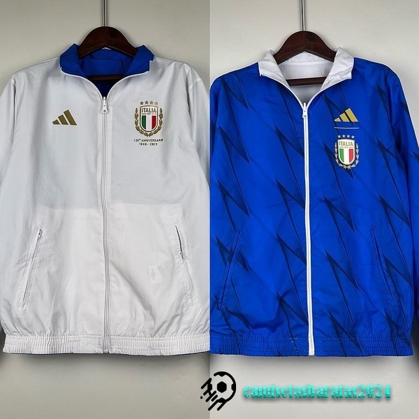 Replicas Rompevientos Italia 2023 Azul I Blanco