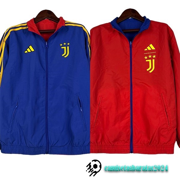 Replicas Rompevientos Juventus 2023 2024 Azul Rojo