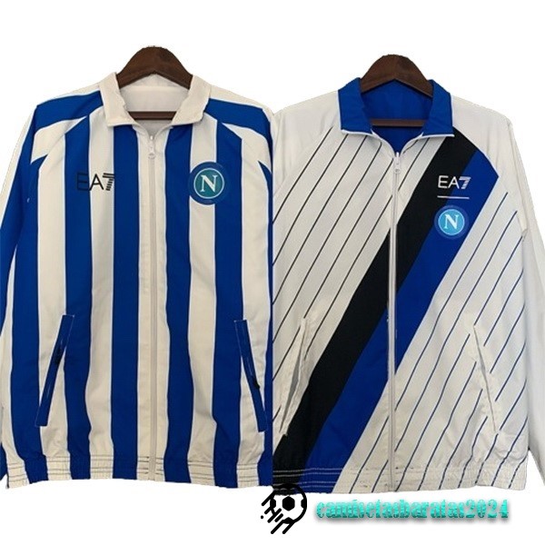 Replicas Rompevientos Napoli 2023 2024 Azul Blanco