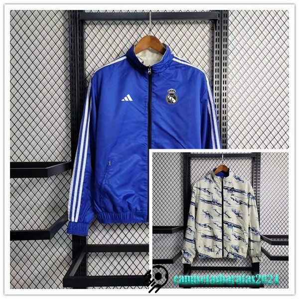 Replicas Rompevientos Real Madrid 2023 2024 Azul Blanco