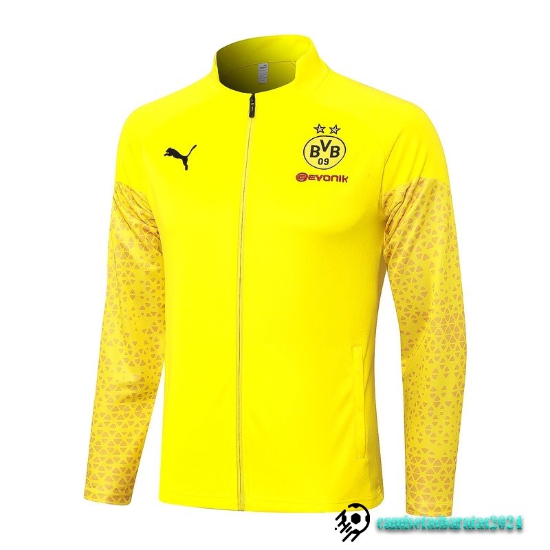 Replicas Ropa Deportiva Con Cremallera Larga Borussia Dortmund 2023 2024 Amarillo