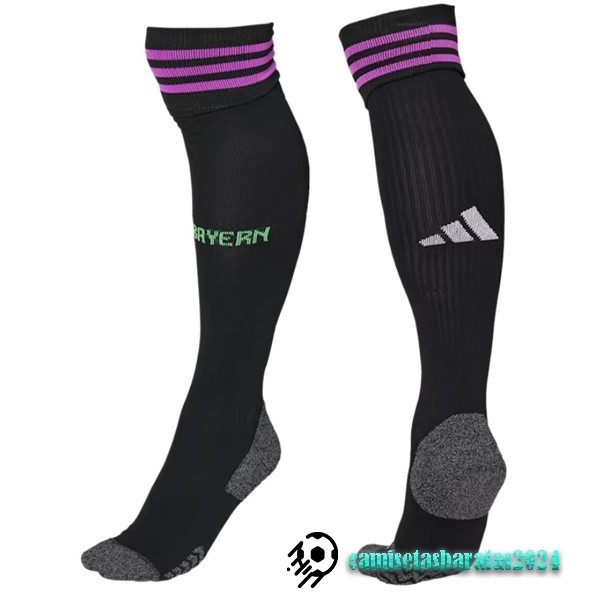 Replicas Segunda Calcetines Bayern Múnich 2023 2024 Negro