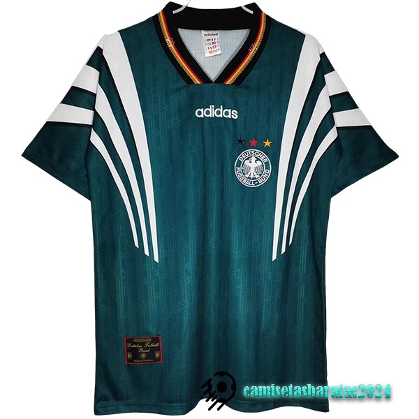 Replicas Segunda Camiseta Alemania Retro 1996 Verde