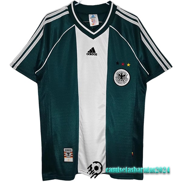 Replicas Segunda Camiseta Alemania Retro 1998 Verde