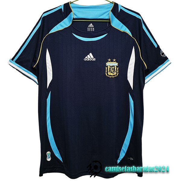 Replicas Segunda Camiseta Argentina Retro 2006 Azul