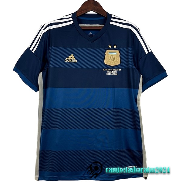 Replicas Segunda Camiseta Argentina Retro 2014 I Azul