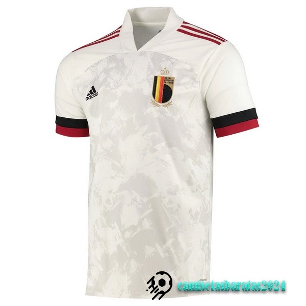 Replicas Segunda Camiseta Bélgica Retro 2021 Amarillo