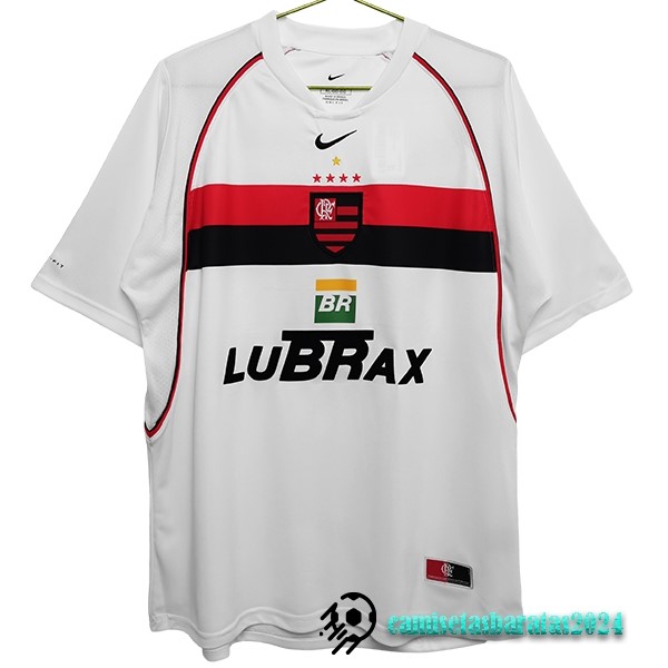 Replicas Segunda Camiseta Flamengo Retro 2002 Blanco