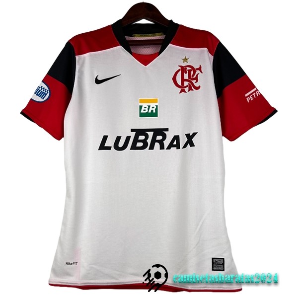 Replicas Segunda Camiseta Flamengo Retro 2008 Blanco