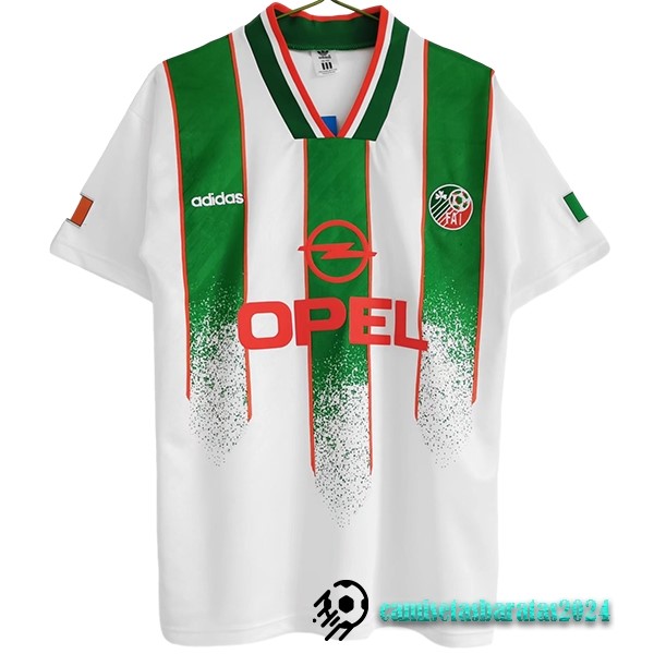 Replicas Segunda Camiseta Irlanda Retro 1994 Blanco