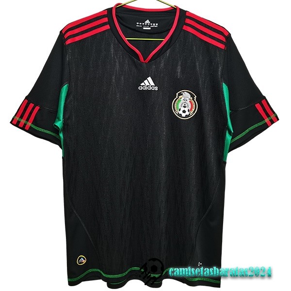 Replicas Segunda Camiseta Mexico Retro 2010 Negro