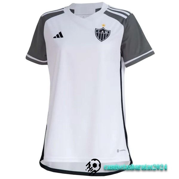 Replicas Segunda Camiseta Mujer Atlético Mineiro 2023 2024 Blanco