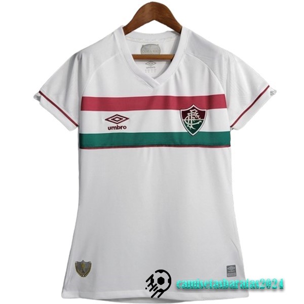Replicas Segunda Camiseta Mujer Fluminense 2023 2024 Blanco