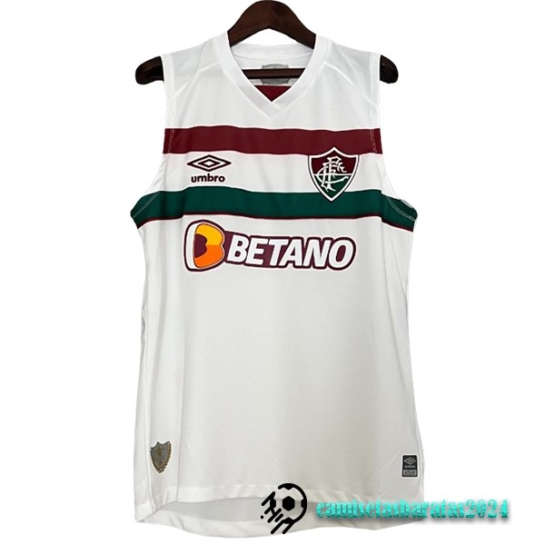 Replicas Segunda Camiseta Sin Mangas Fluminense 2023 2024 Blanco