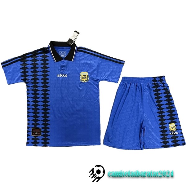 Replicas Segunda Conjunto De Hombre Argentina Retro 1994 Azul