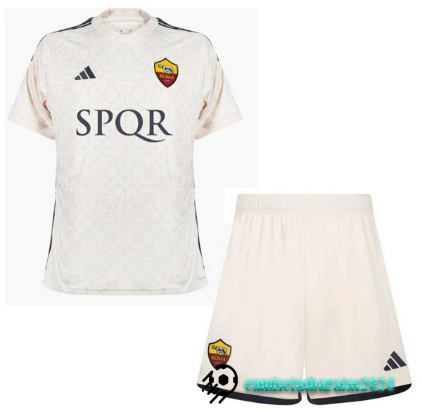 Replicas Segunda Conjunto De Hombre As Roma 2023 2024 Amarillo