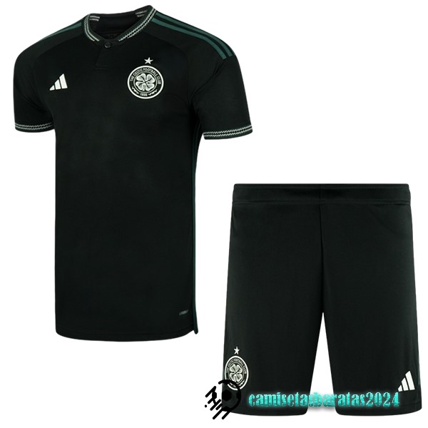 Replicas Segunda Conjunto De Niños Celtic 2023 2024 Negro