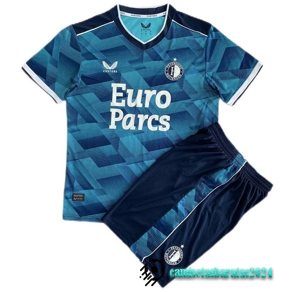 Replicas Segunda Conjunto De Niños Feyenoord 2023 2024 Azul