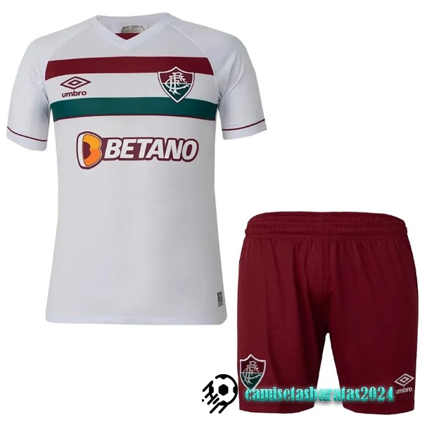 Replicas Segunda Conjunto De Niños Fluminense 2023 2024 Blanco Rojo