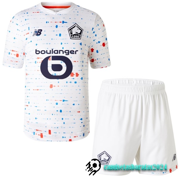 Replicas Segunda Conjunto De Niños Lille 2023 2024 Blanco