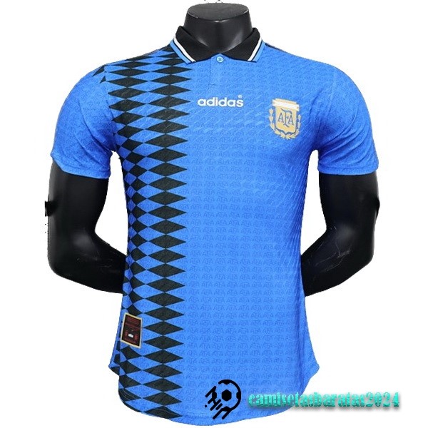 Replicas Segunda Jugadores Camiseta Argentina Retro 1994 Azul