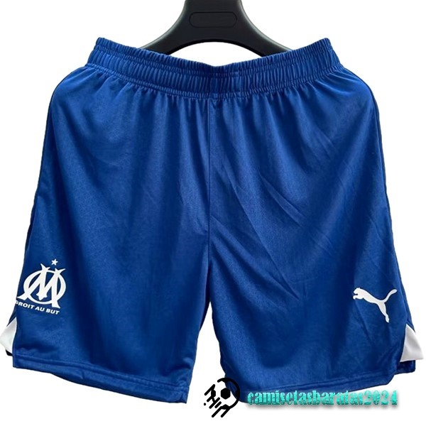 Replicas Segunda Jugadores Pantalones Marsella 2023 2024 Azul