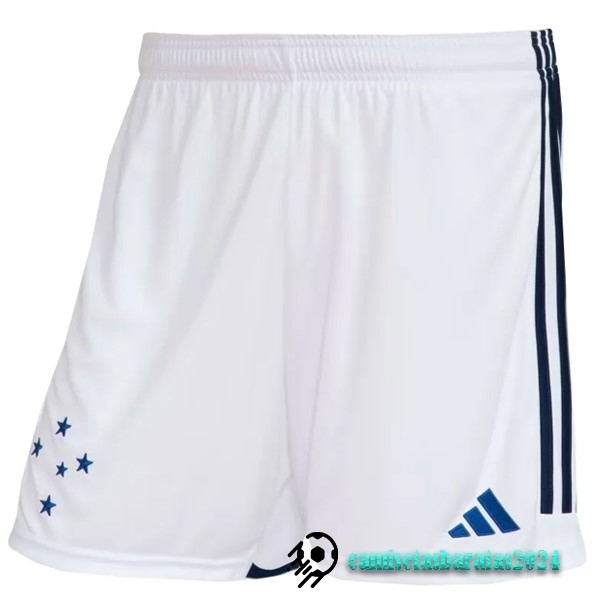Replicas Segunda Pantalones Cruzeiro 2023 2024 Blanco