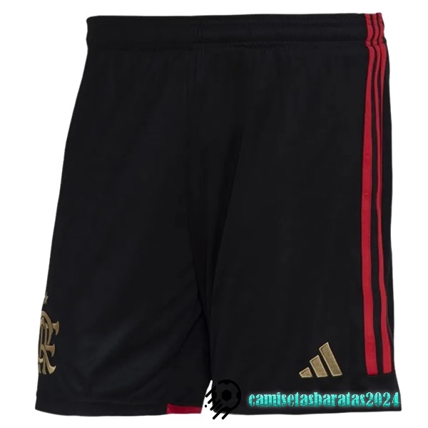 Replicas Segunda Pantalones Flamengo 2023 2024 Negro