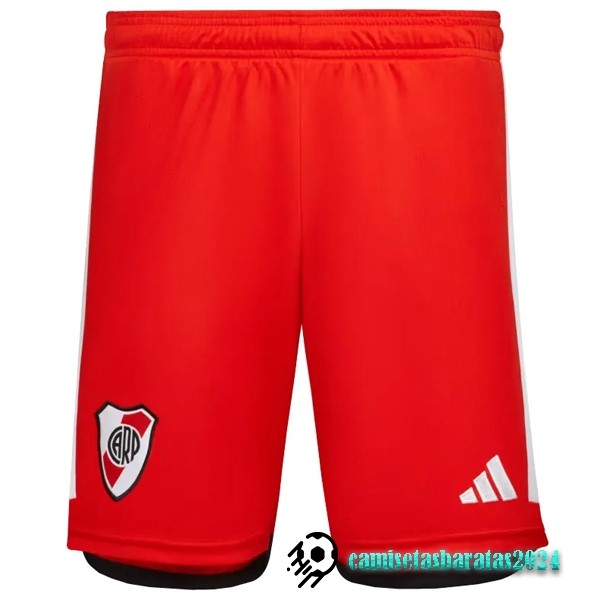 Replicas Segunda Pantalones River Plate 2023 2024 Rojo