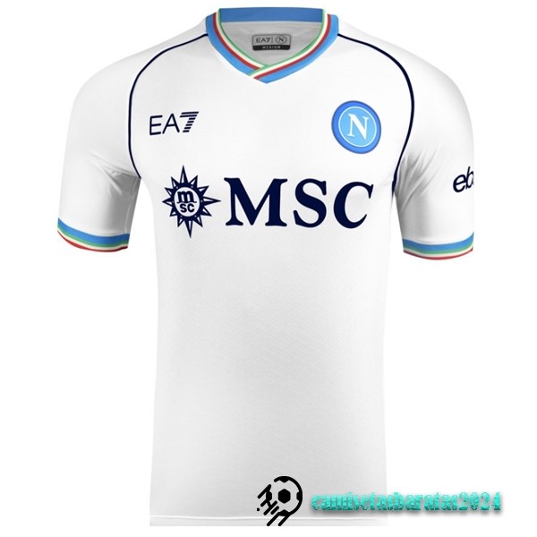 Replicas Segunda Tailandia Camiseta Napoli 2023 2024 I Blanco