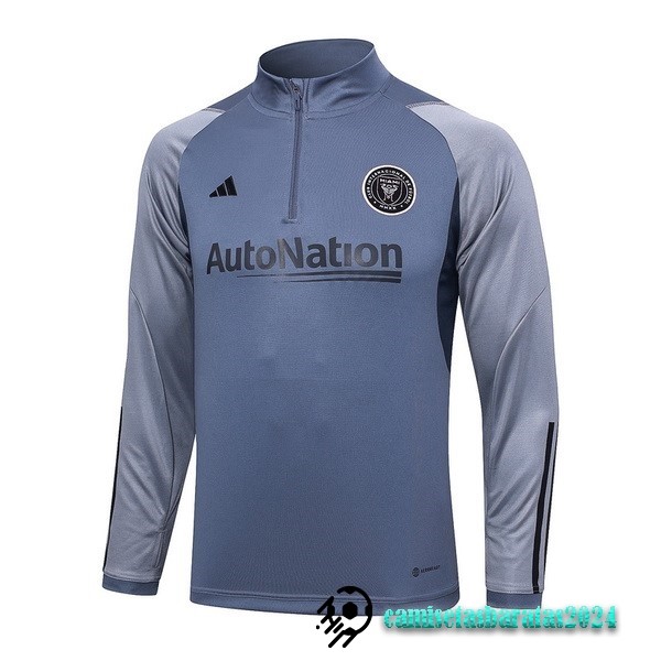 Replicas Sudadera Entrenamiento Inter Miami 2023 2024 Gris