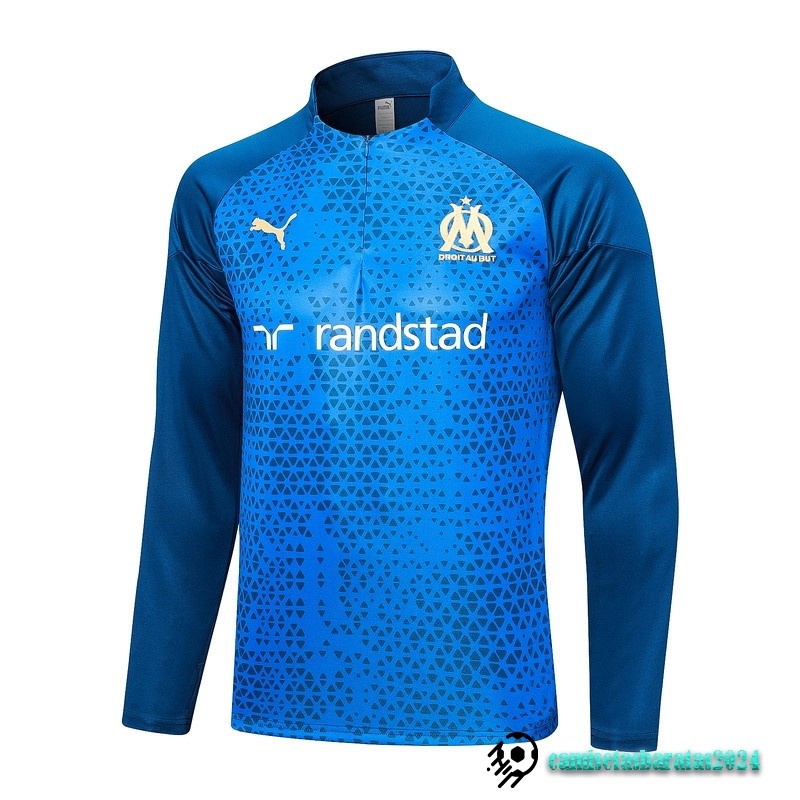 Replicas Sudadera Entrenamiento Marsella 2023 2024 I Azul