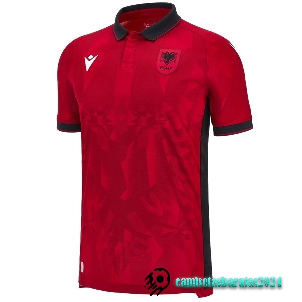 Replicas Tailandia Casa Camiseta Albania 2023 Rojo