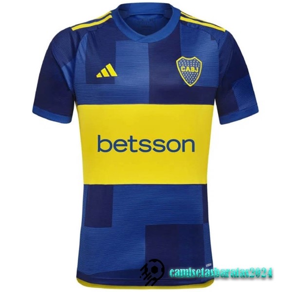 Replicas Tailandia Casa Camiseta Boca Juniors 2023 2024 Azul Amarillo