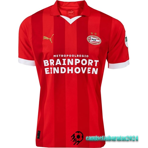 Replicas Tailandia Casa Camiseta Eindhoven 2023 2024 Rojo