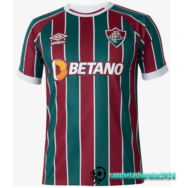 Replicas Tailandia Casa Camiseta Fluminense 2023 2024 Rojo Verde