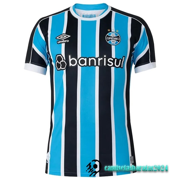 Replicas Tailandia Casa Camiseta Grêmio FBPA 2023 2024 Azul