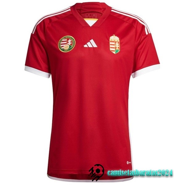 Replicas Tailandia Casa Camiseta Hungría 2022 Rojo