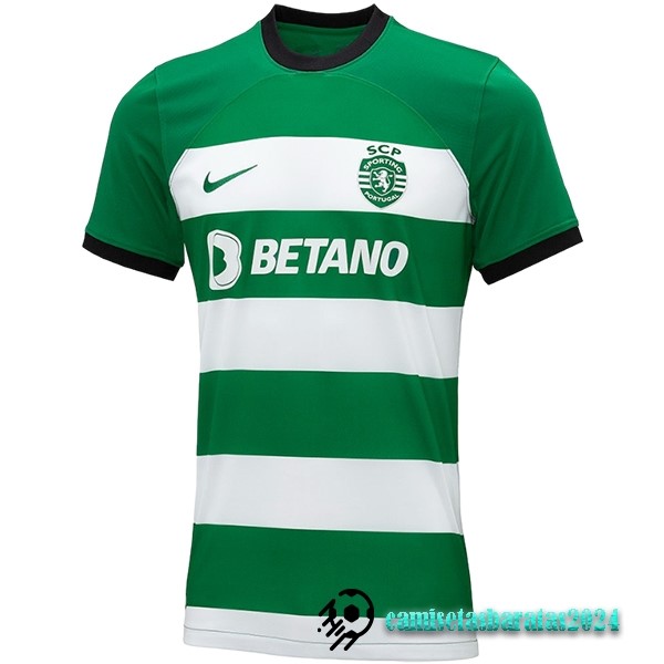 Replicas Tailandia Casa Camiseta Lisboa 2023 2024 Verde