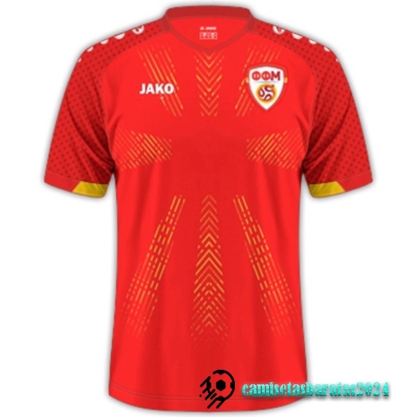 Replicas Tailandia Casa Camiseta Macedonia del Norte 2023 Rojo