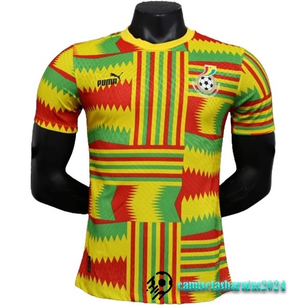 Replicas Tailandia Casa Jugadores Camiseta Ghana 2023 Amarillo