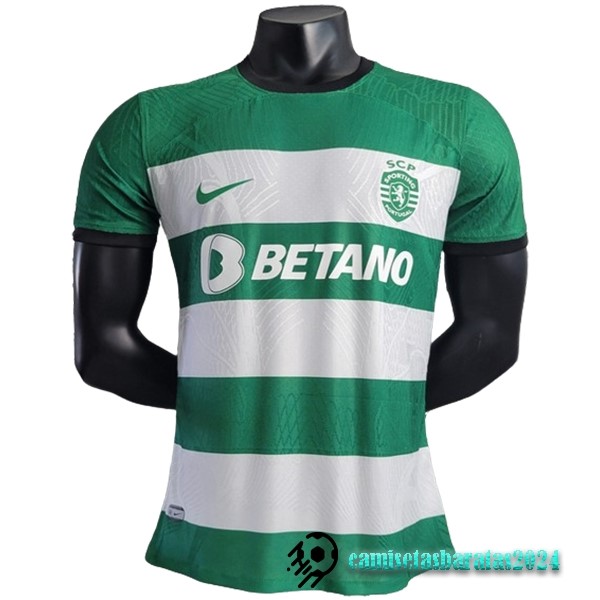 Replicas Tailandia Casa Jugadores Camiseta Lisboa 2023 2024 Verde