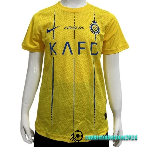 Replicas Tailandia Casa Jugadores Camiseta Niños AC Milan 2023 2024 Amarillo