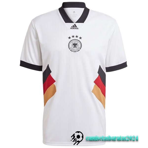 Replicas Tailandia Especial Camiseta Alemania 2023 Blanco Negro