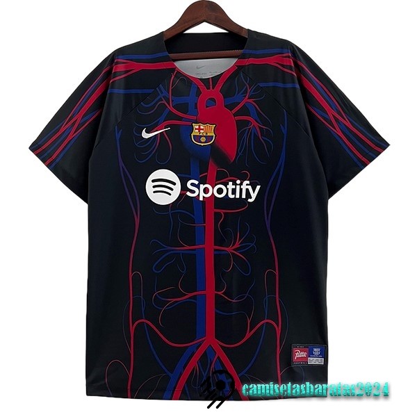 Replicas Tailandia Especial Camiseta Barcelona 2023 2024 Purpura Azul