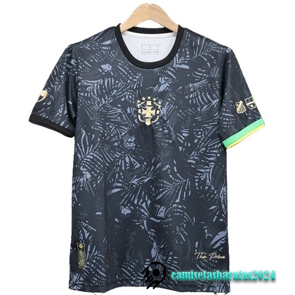 Replicas Tailandia Especial Camiseta Brasil 2023 Negro