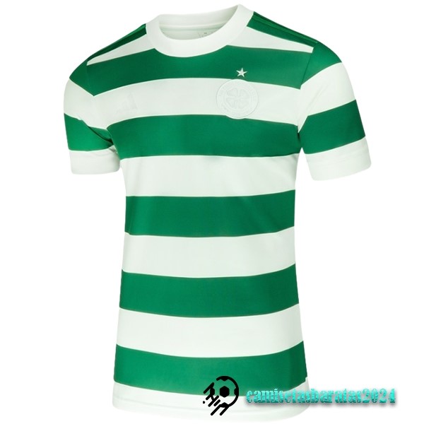 Replicas Tailandia Especial Camiseta Celtic 2023 2024 Verde Blanco
