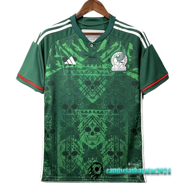 Replicas Tailandia Especial Camiseta Mexico 2024 Verde