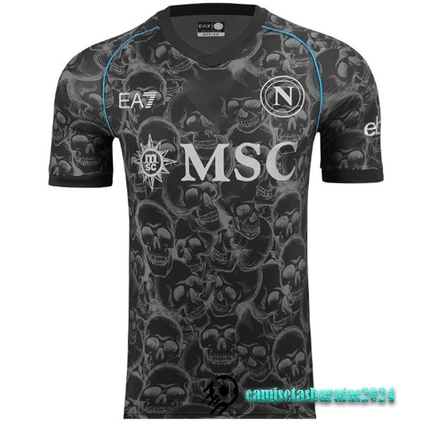 Replicas Tailandia Especial Camiseta Napoli 2023 2024 Negro