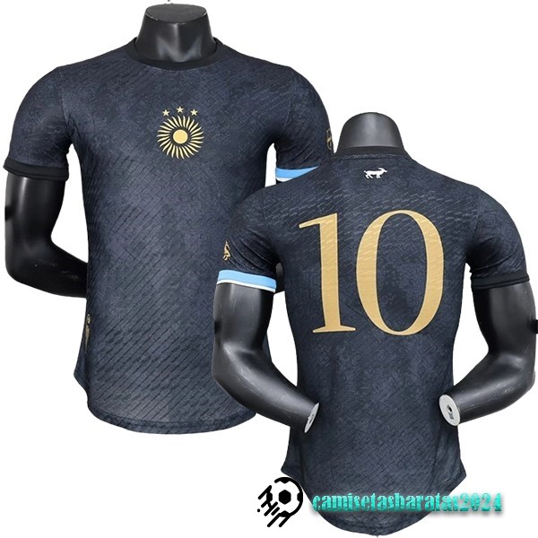 Replicas Tailandia Especial Jugadores Camiseta Argentina 2024 Negro